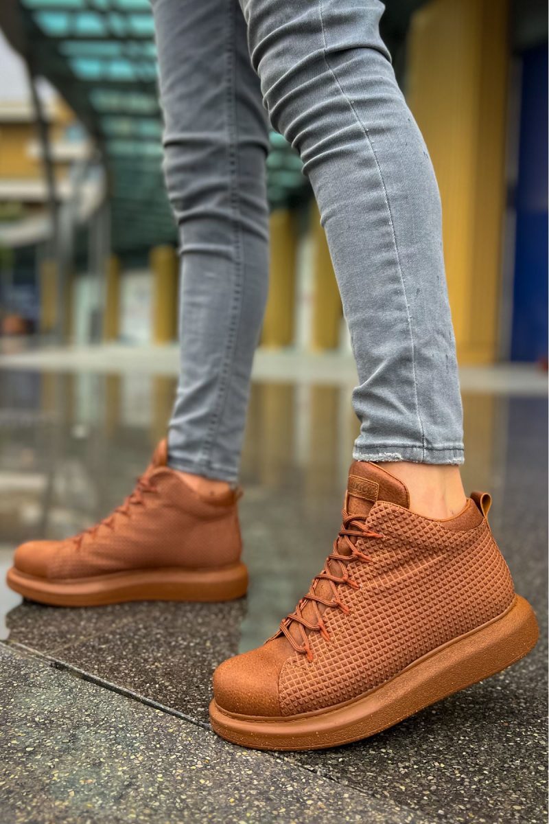 Chekich CH111 Men's Sneakers, Fashion Shoes, Brown - Image 2