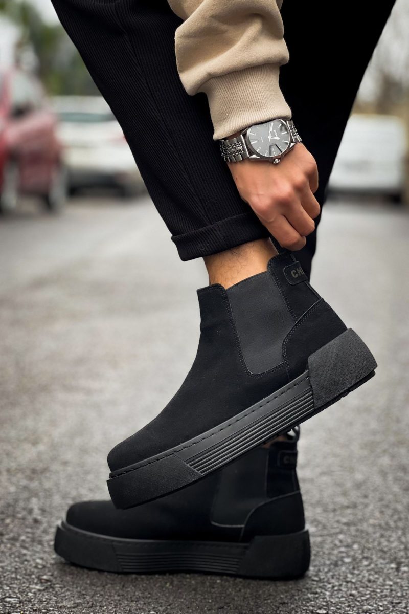 Chekich CH069 Men's Sneakers, Fashion Shoes, Black
