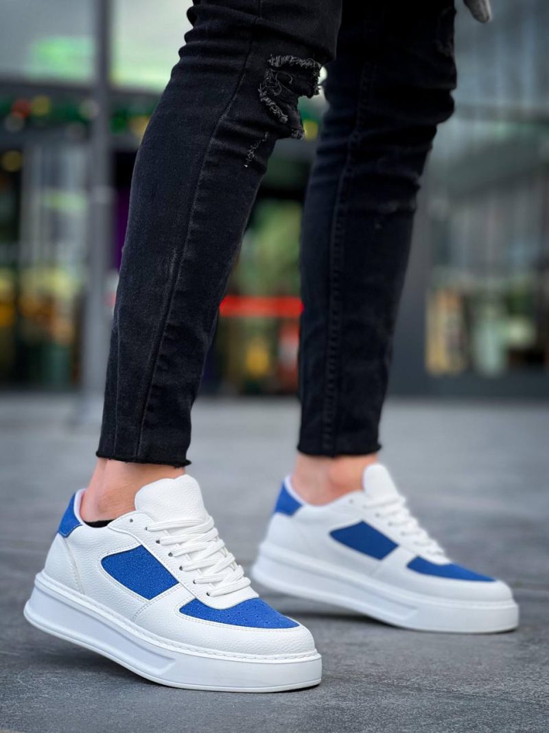 Boa KB-X8- Men Casual Shoes,  Leather White Fashion Shoes - Image 3