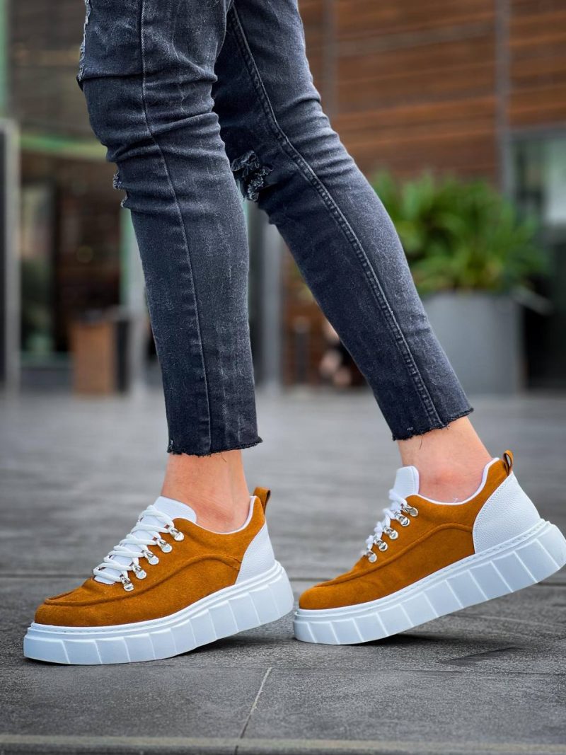 Boa KB-X10 Men Casual Shoes,  Leather Brown Fashion Shoes - Image 3