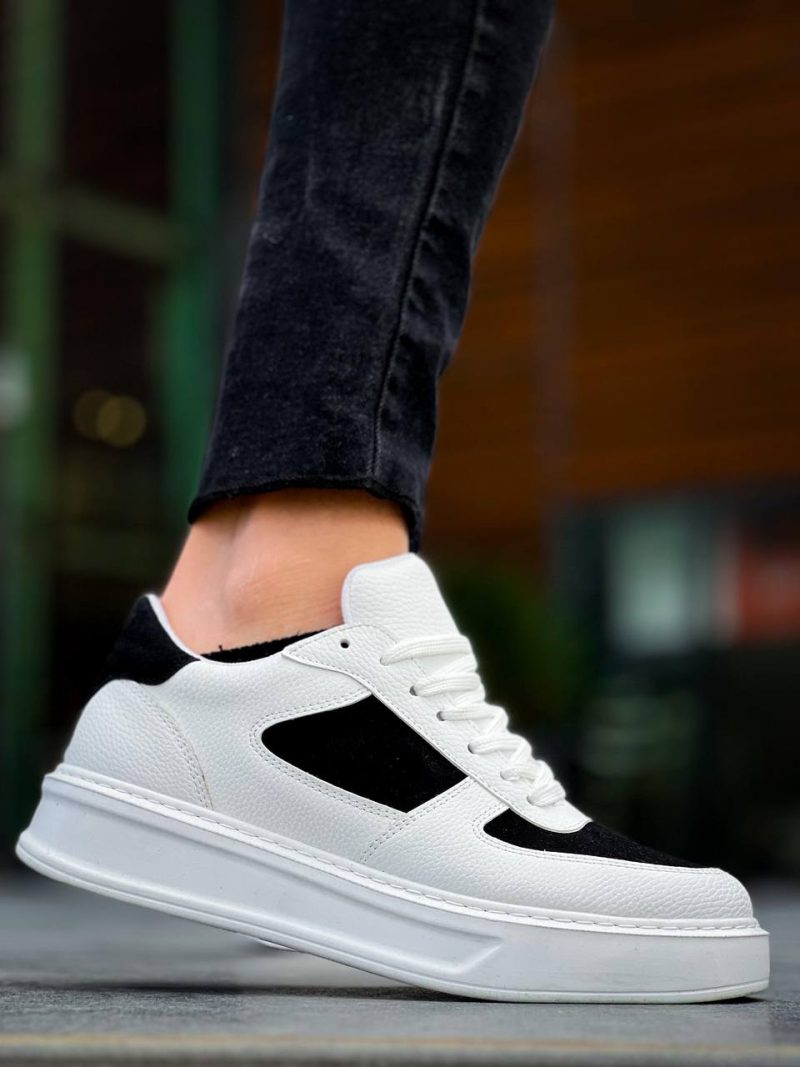 Boa KB-X8- Men Casual Shoes,  Leather White Fashion Shoes - Image 3