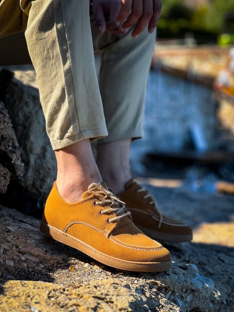 Boa KB-X5- Men Casual Shoes,  Leather Brown Fashion Shoes