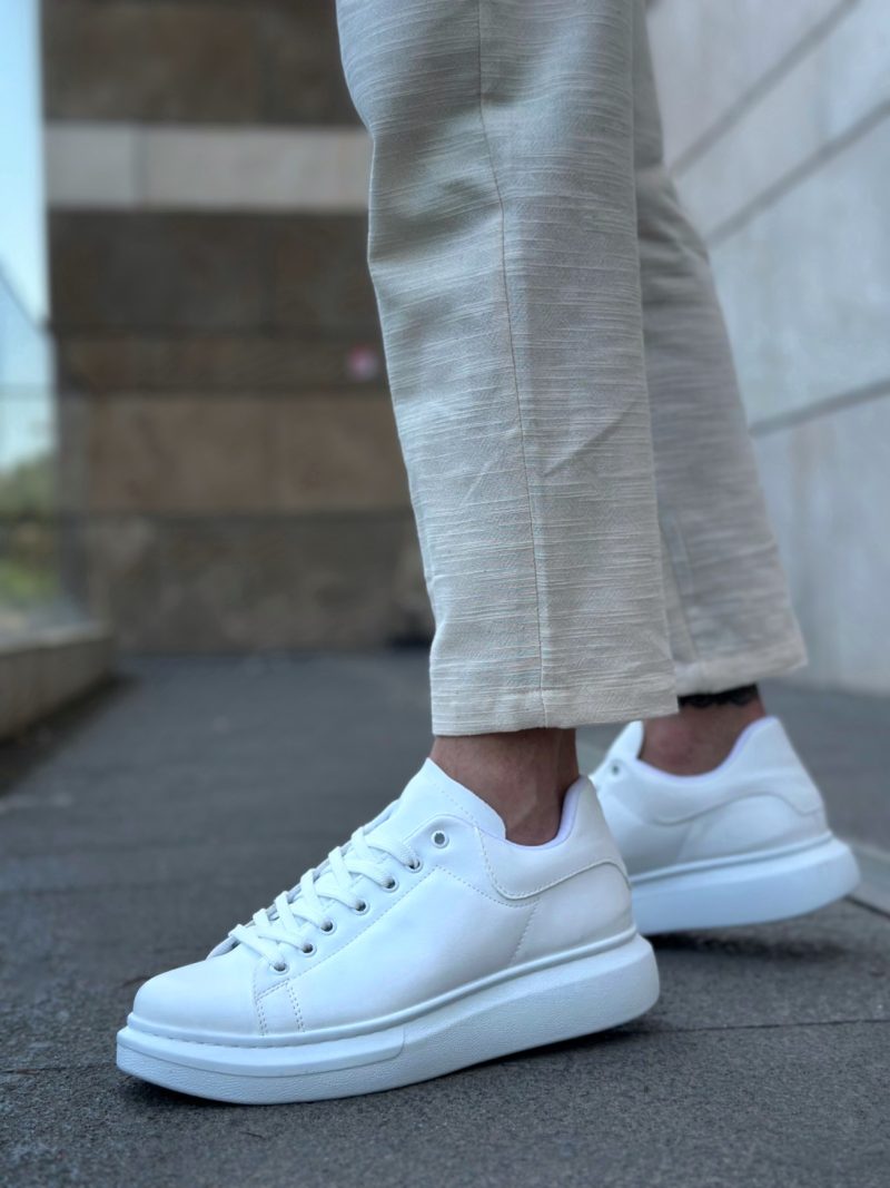Boa BA0547 Men Casual Shoes,  Leather White  Fashion Shoes - Image 2
