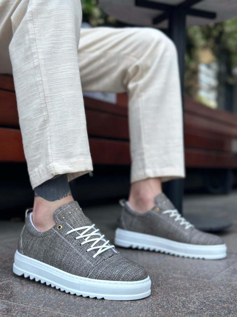 Boa BA0152 Men Sneakers,  Leather Brown Fashion Shoes