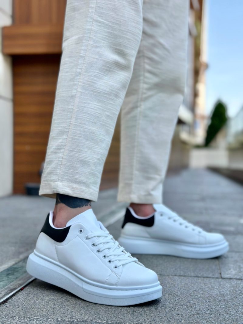 Boa BA0547 Men Casual Shoes,  Leather White Fashion Shoes