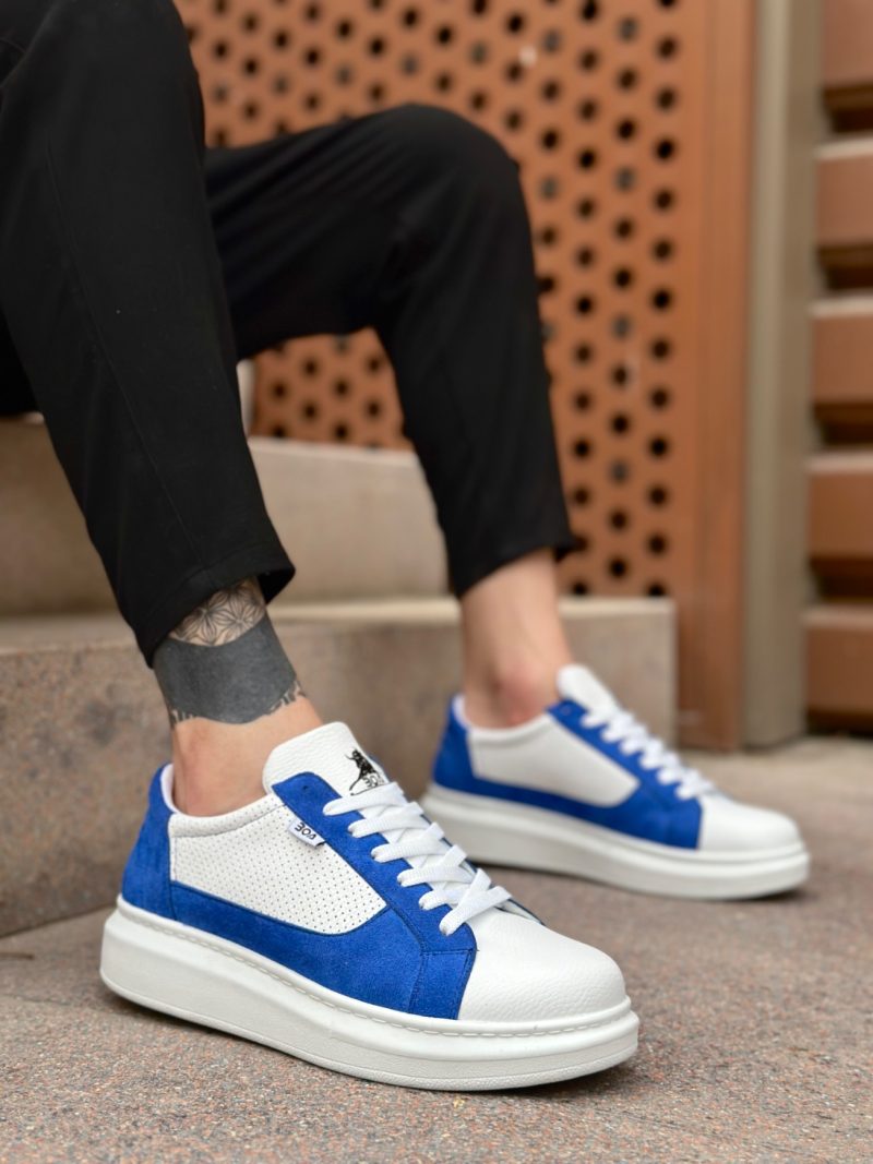 Boa BA0423 Men Sneakers,  Leather White  Fashion Shoes