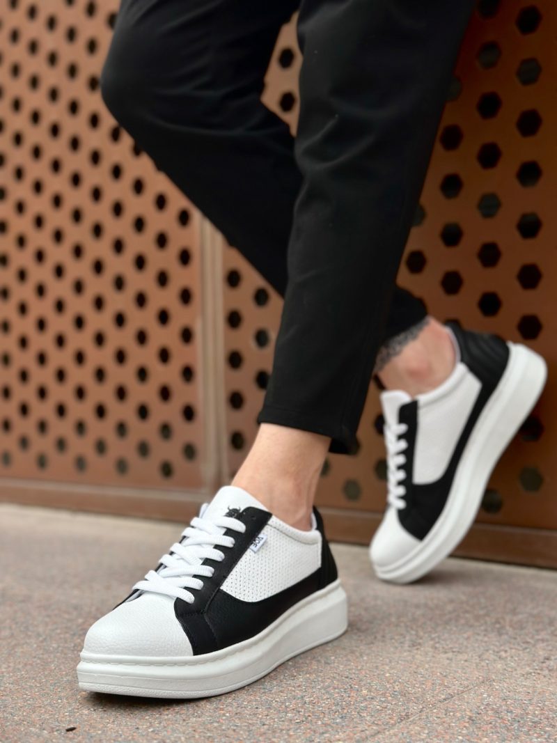 Boa BA0423 Men Sneakers,  Leather White  Fashion Shoes - Image 2