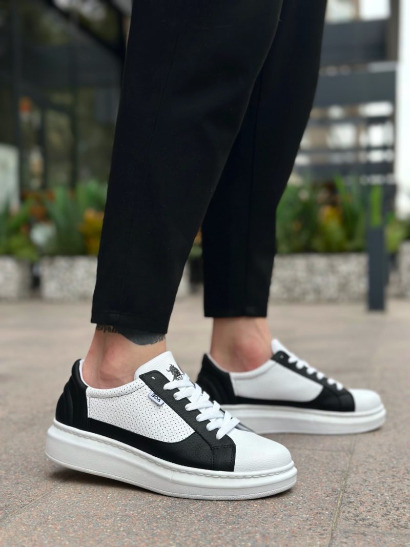 Boa BA0423 Men Sneakers,  Leather White  Fashion Shoes - Image 3
