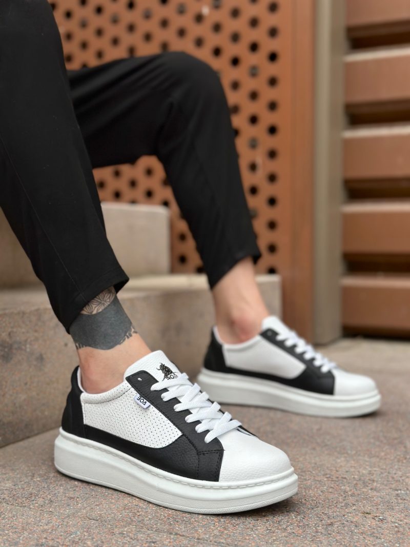 Boa BA0423 Men Sneakers,  Leather White  Fashion Shoes