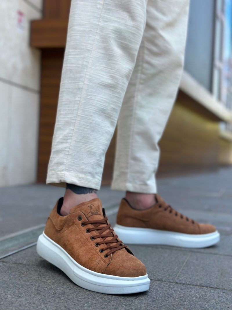 Boa BA0547 Men Casual Shoes,  Leather Brown Fashion Shoes