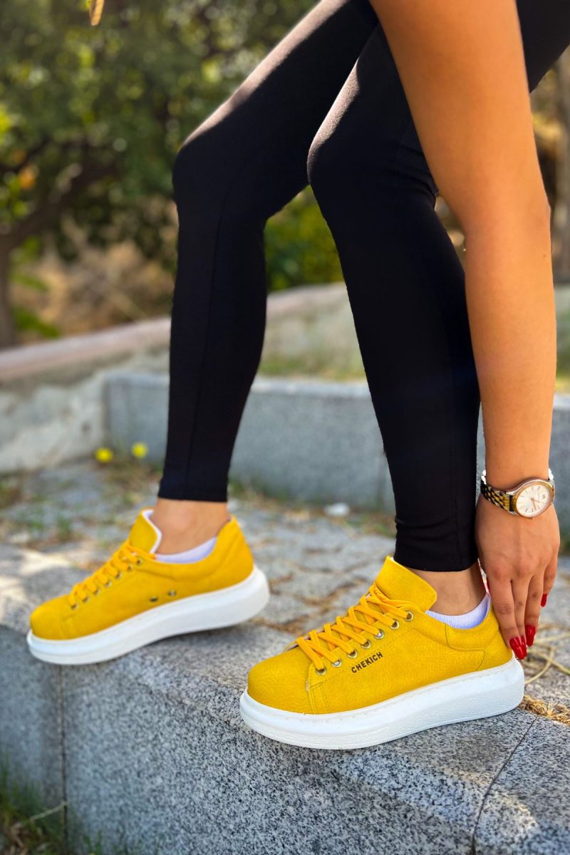 Chekich CH257 Women's Sneakers, Fashion Shoes, Yellow - Image 2