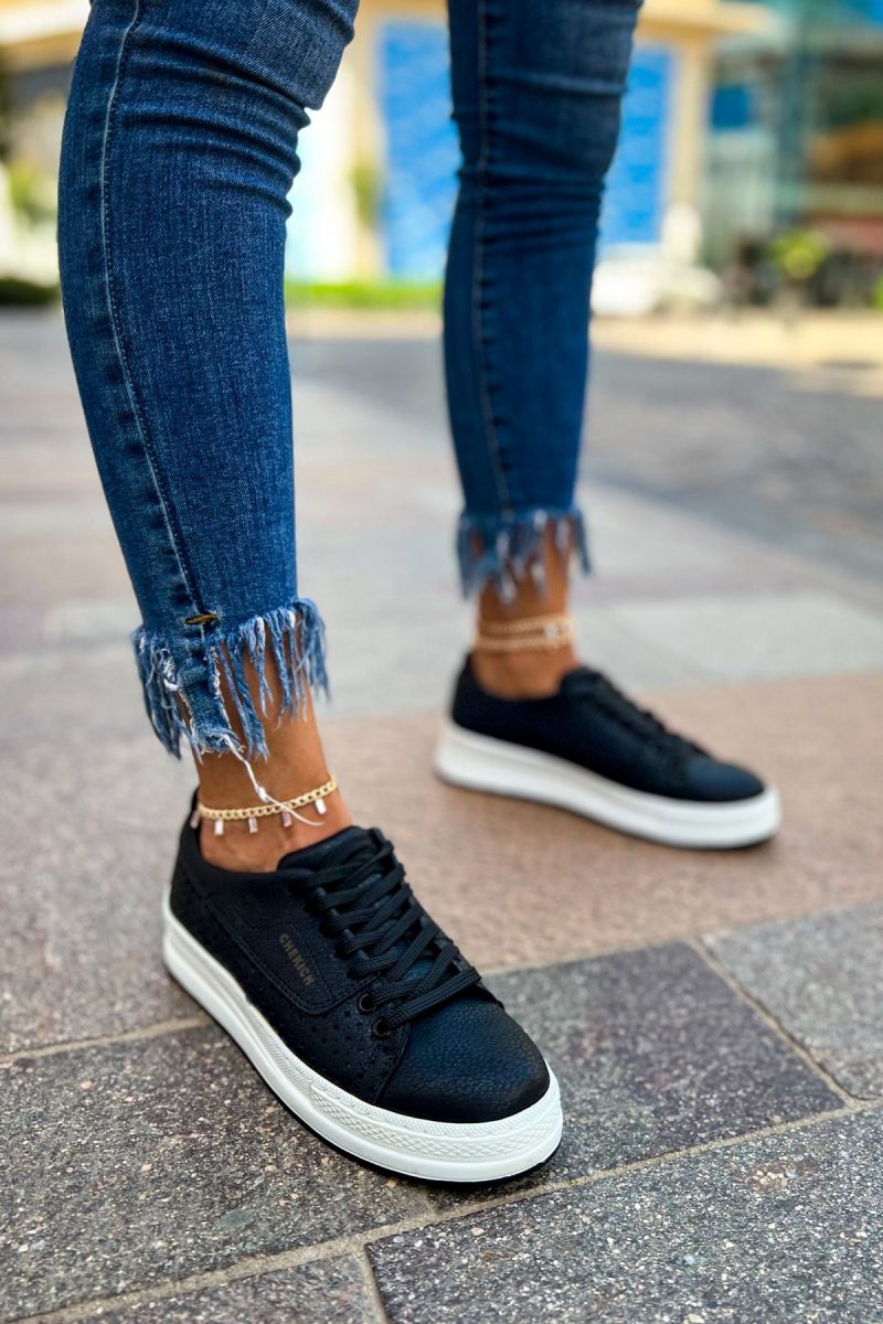 Chekich CH043 Women's Sneakers, Fashion Shoes, Black - Image 3