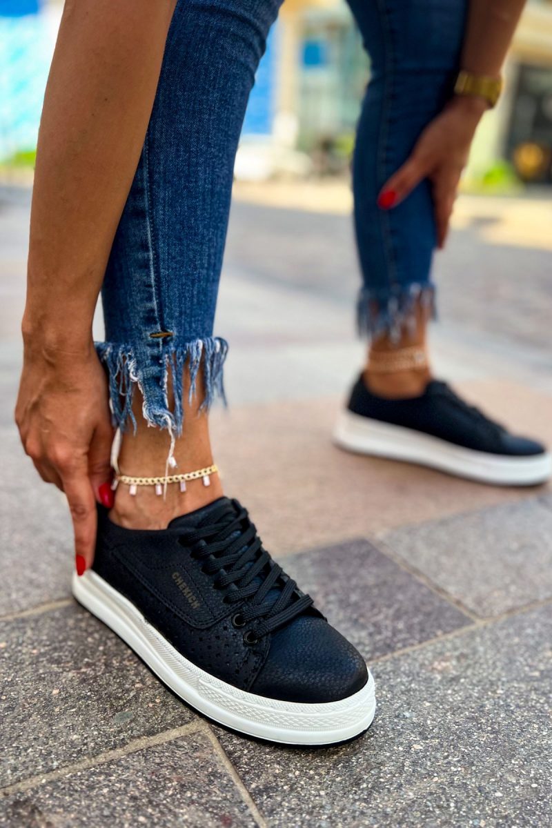 Chekich CH043 Women's Sneakers, Fashion Shoes, Black - Image 4