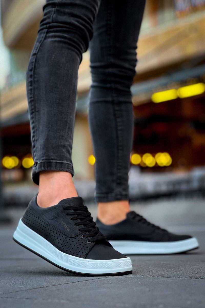 Chekich CH043 Men's Sneakers, Fashion Shoes, Black - Image 4