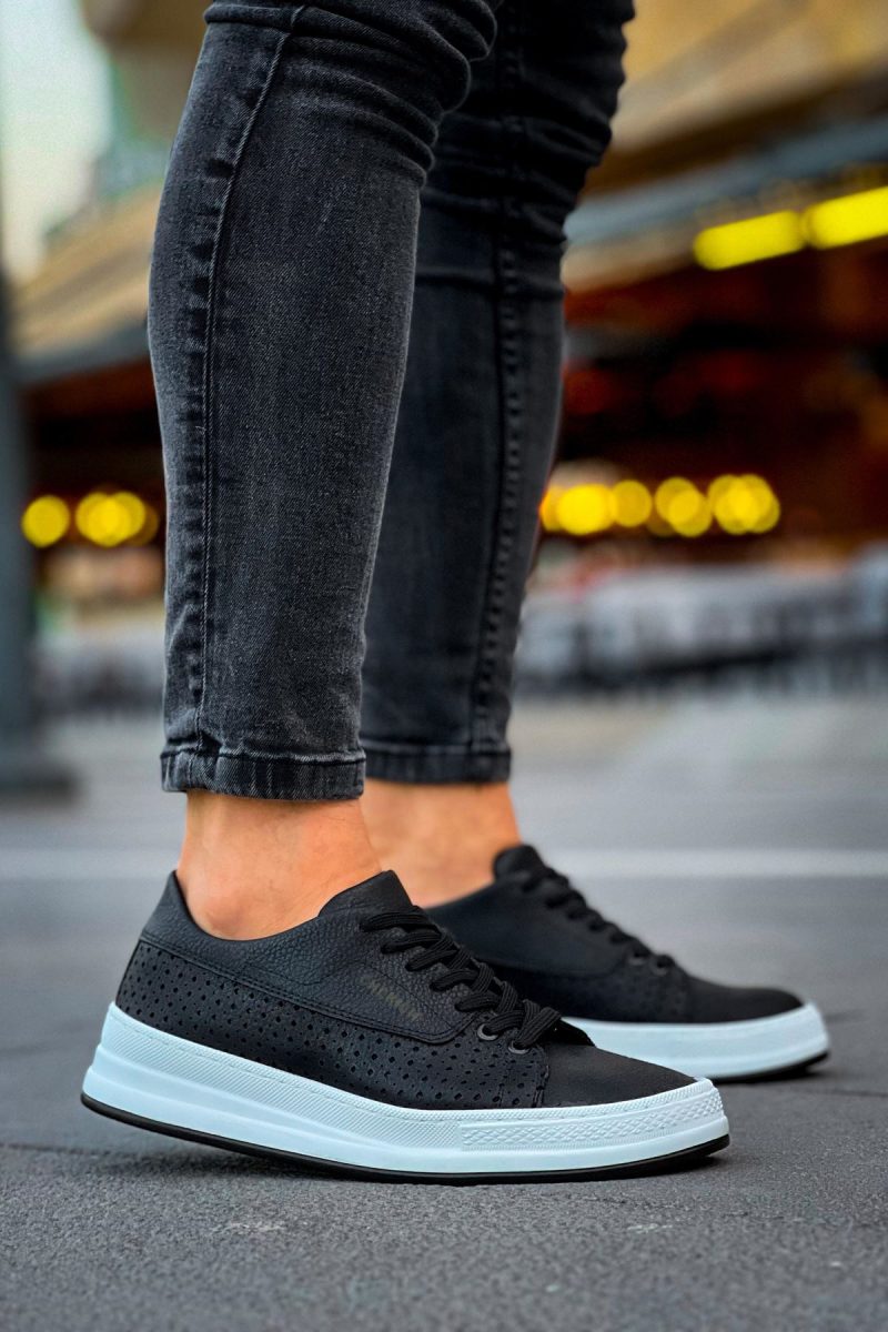 Chekich CH043 Men's Sneakers, Fashion Shoes, Black - Image 3