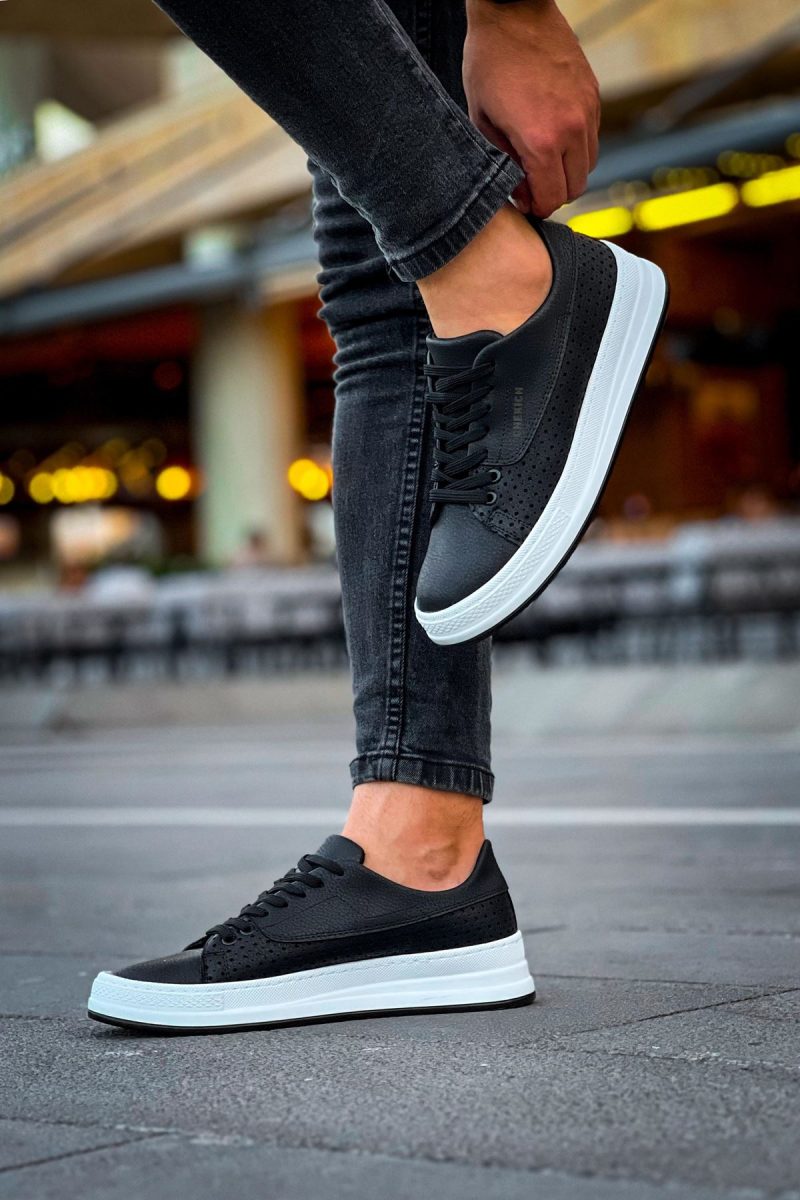 Chekich CH043 Men's Sneakers, Fashion Shoes, Black - Image 2