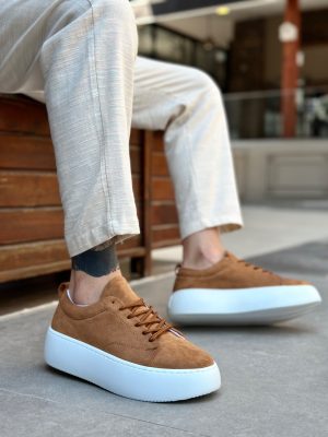 Boa LE11-T Men Sneakers,  Leather Brown Fashion Shoes