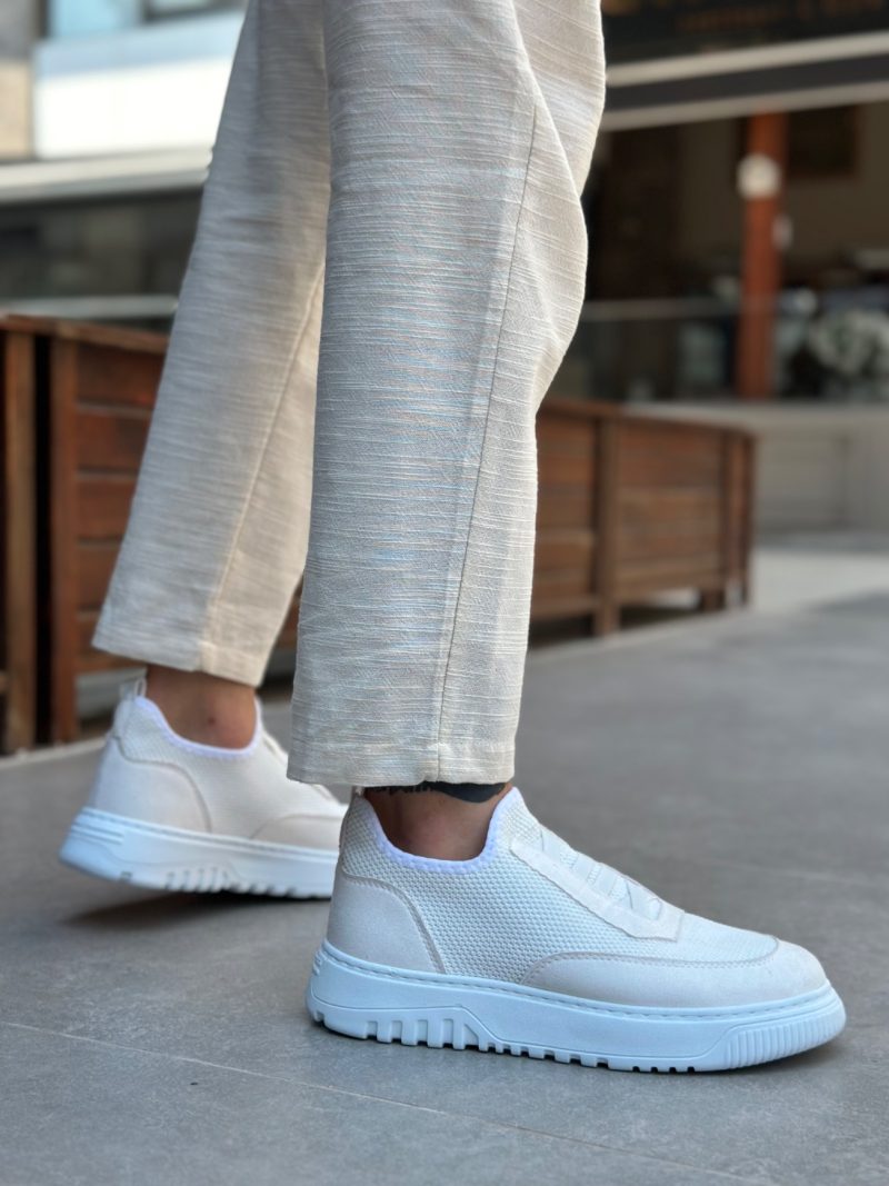 Boa BA0911 Men Casual Shoes,  Leather White  Fashion Shoes - Image 2