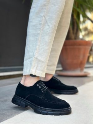 Boa BA0237 Men Classic Shoes,  Leather Black  Fashion Shoes