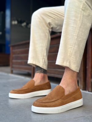 Boa BA0241 Men Sneakers,  Leather Brown Fashion Shoes