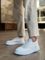 Boa BA0911 Men Casual Shoes,  Leather White  Fashion Shoes