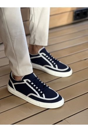 Chekich CH250 Men's Sneakers, Fashion Shoes, NavyBlue White