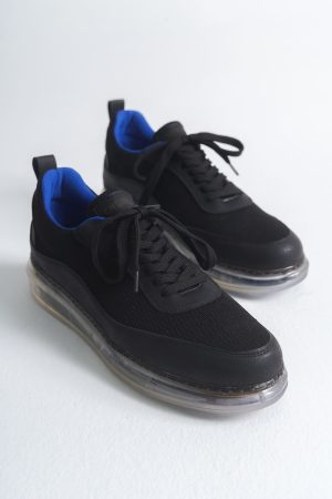Chekich CH181 Men's Sneakers, Fashion Shoes, Black/SAX Blue