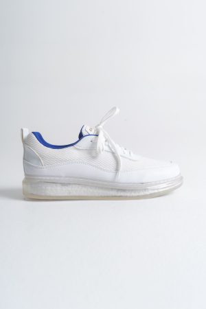 Chekich CH181 Men's Sneakers, Fashion Shoes, White / SAX Blue