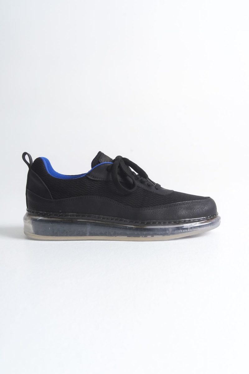Chekich CH181 Men's Sneakers, Fashion Shoes, Black/SAX Blue - Image 4