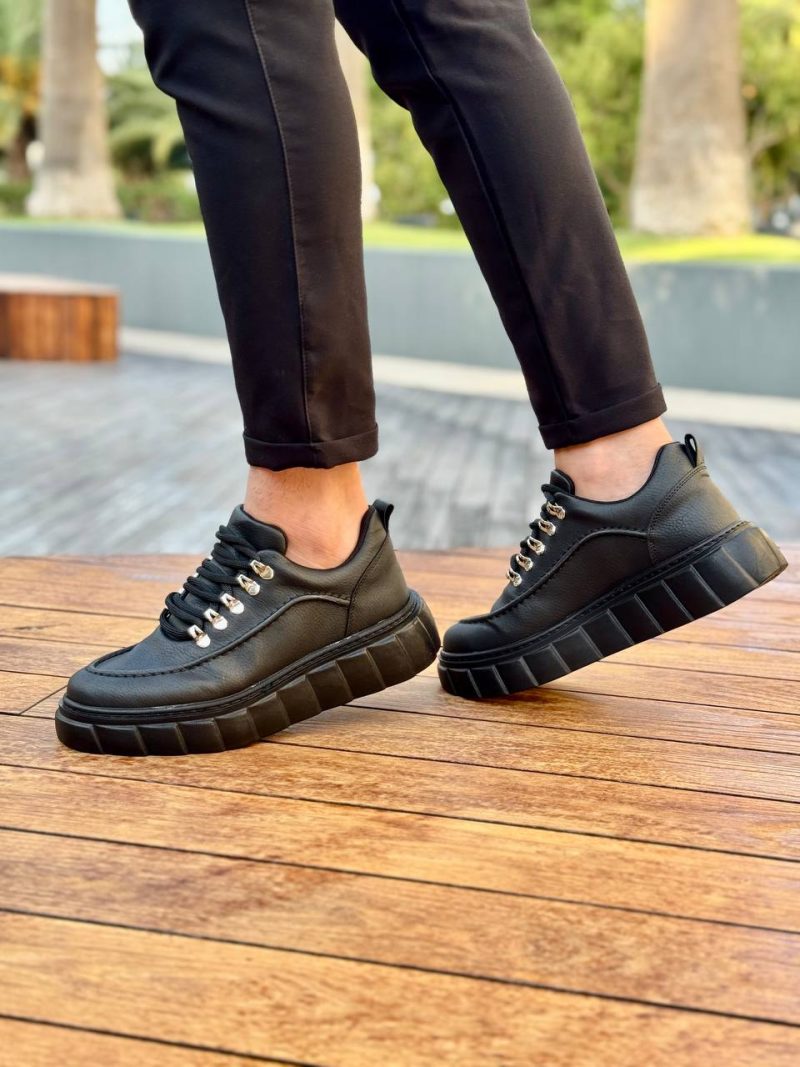 Boa KB-X10 Men Casual Shoes,  Leather kömür Fashion Shoes - Image 2