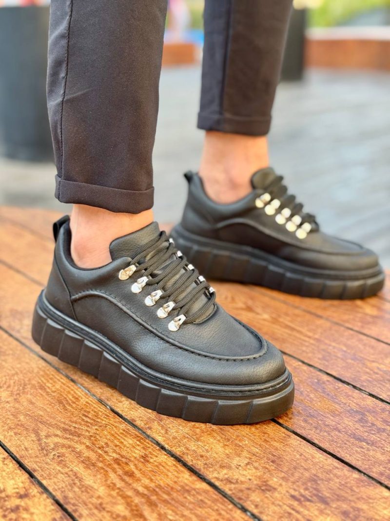Boa KB-X10 Men Casual Shoes,  Leather kömür Fashion Shoes - Image 3